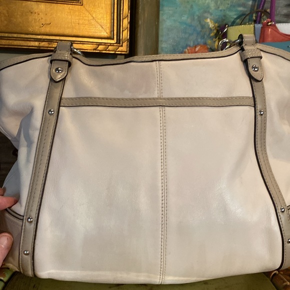 Coach Alexandra Chain Stone Leather Tote Hobo Shoulder Bag Handbag - Picture 2 of 16